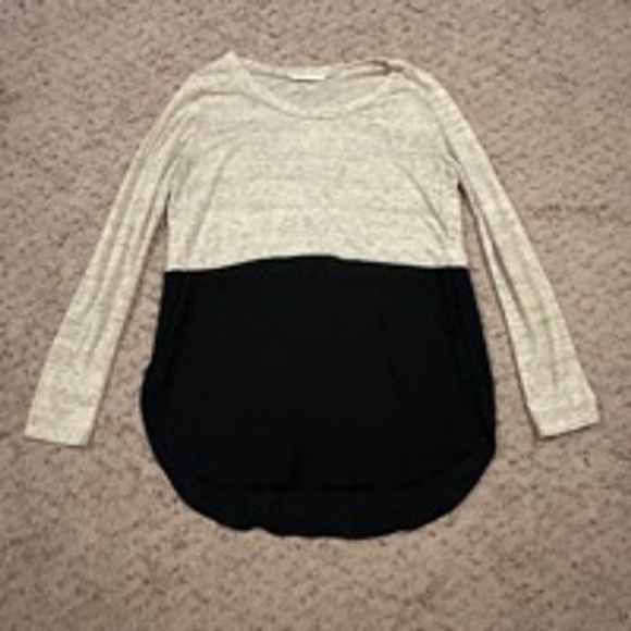 Lush Tops - Women's Lush Top Size L Gray and Black
